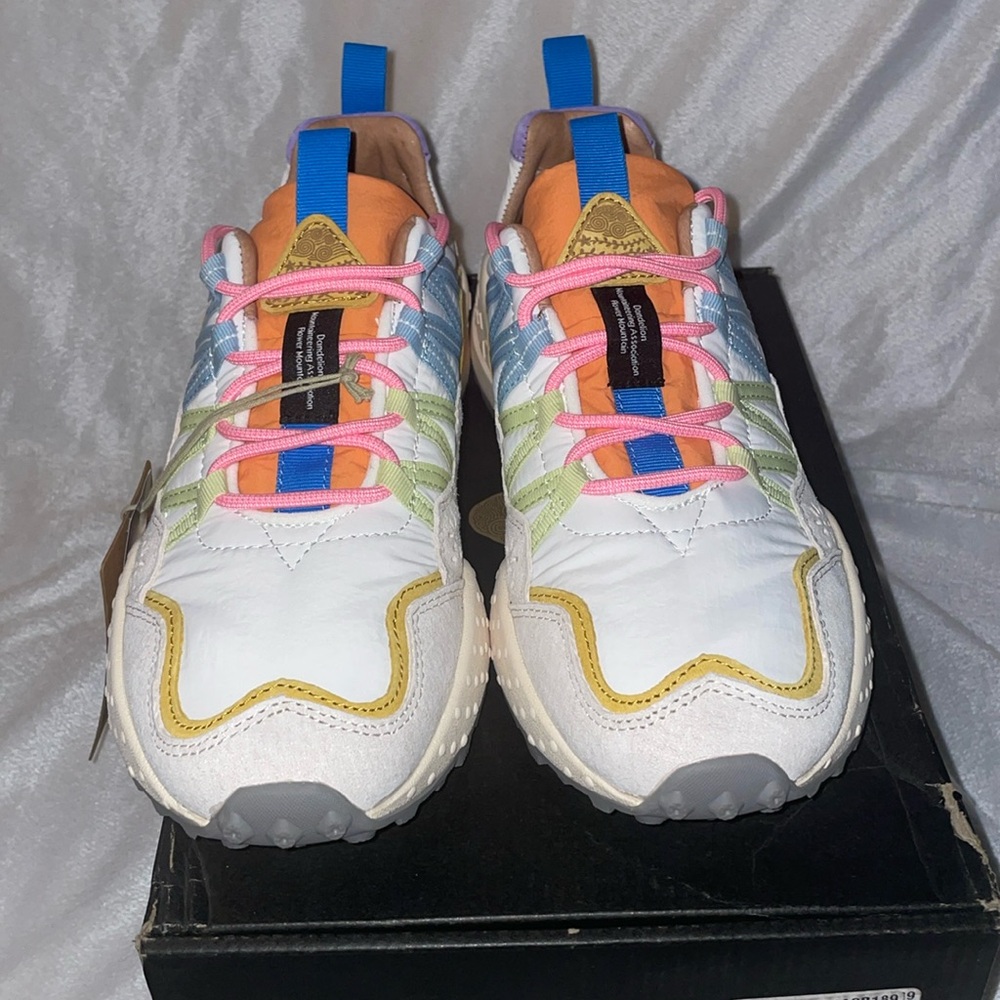 NWT Flower Mountain Washi Sneakers in Beige/White/Multi - Picture 8 of 16